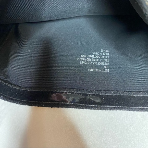 Steve Madden Sultry Rhinestone Thigh High Pointy Toe Platform Heeled Boot 8 1/2 - Picture 13 of 16